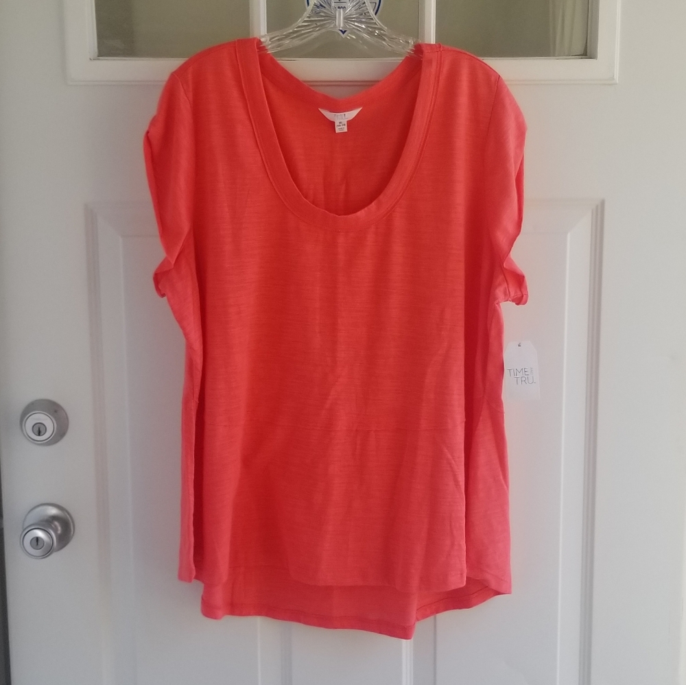 NWT Time & Tru Sleeveless Burnout Top - Sz XL